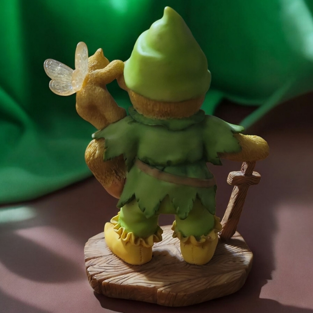 Vtg 97 Cherished Teddies Brett Neverland #302457 Peter Pan Tinkerbell Fantasy - Picture 5 of 9